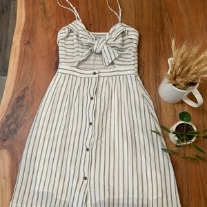 Wildfire Striped Summer Cutout Dress